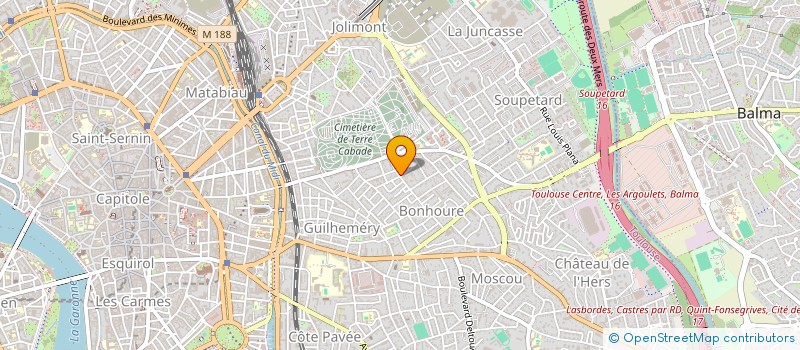 localisation de l'entreprise COLLECTIF COCAGNE COMMUNICATION PRODUCTION à TOULOUSE