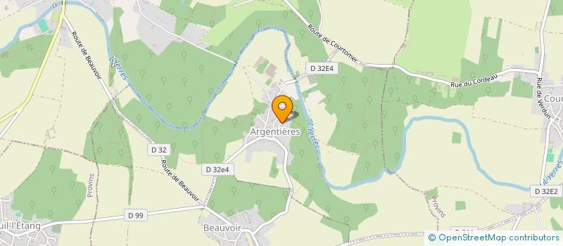 localisation de l'entreprise COLLECTIF COCOUAL-HEULOT POUR L'INITIATIVE CULTURELLE  ARGENTIERES