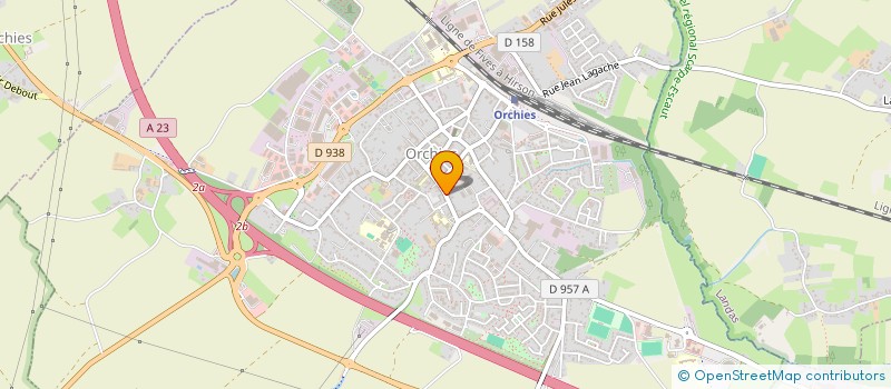 localisation de l'entreprise COLLECTIF COEUR D'ORCHIES  ORCHIES