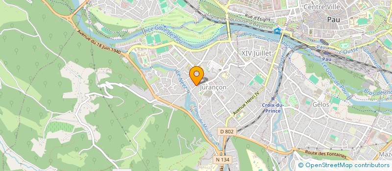 localisation de l'entreprise COLLECTIF COMME AU PRINTEMPS  JURANCON