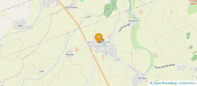 localisation de l'entreprise COLLECTIF COMMUNAL DE ST CHRISTOPHE SUR DOLAISON  SAINT-CHRISTOPHE-SUR-DOLAIZON