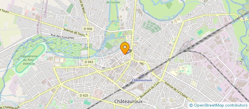 localisation de l'entreprise COLLECTIF COMPAGNIES 36 à CHATEAUROUX