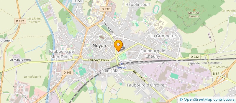 localisation de l'entreprise COLLECTIF CONTEMPOURIEN  NOYON