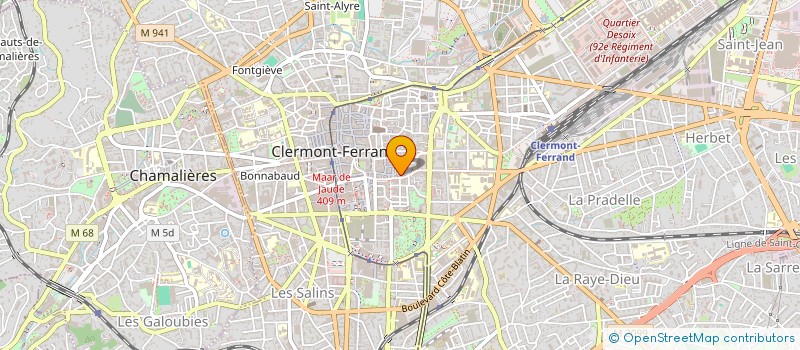 localisation de l'entreprise COLLECTIF CONTR VIOLE FAITE AUX FEMMES  CLERMONT-FERRAND