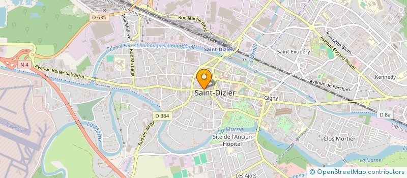 localisation de l'entreprise COLLECTIF CONTRE L'ENFOUISSEMENT DES DECHETS RADIOACTIFS à SAINT-DIZIER