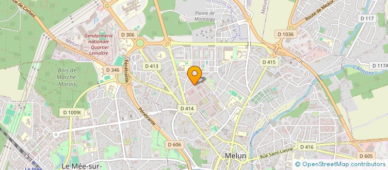 localisation de l'entreprise COLLECTIF CONTRE LE RACISME ET FASCISME à MELUN