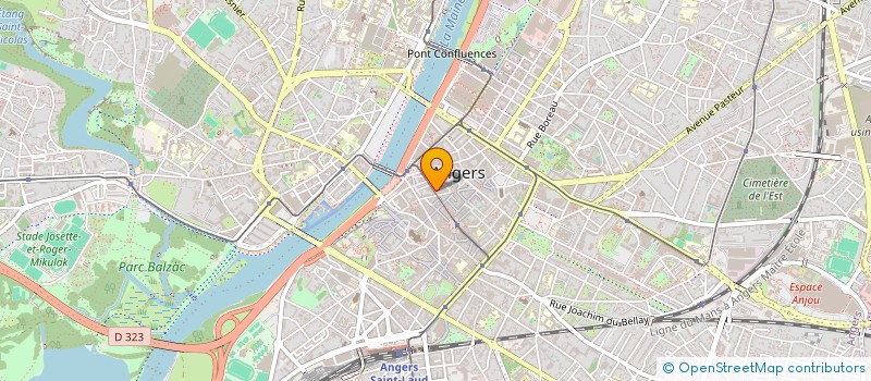 localisation de l'entreprise COLLECTIF CONTREFORTS à ANGERS