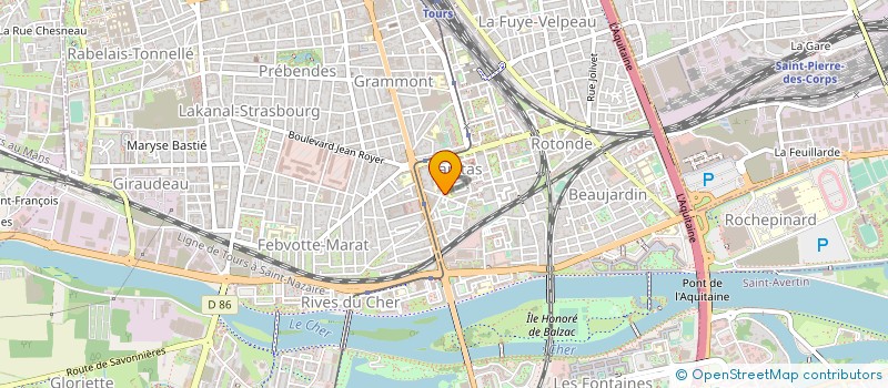 localisation de l'entreprise COLLECTIF COQCIGRUE  TOURS