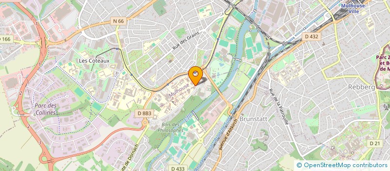 localisation de l'entreprise COLLECTIF CPTS 68  MULHOUSE