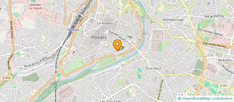 localisation de l'entreprise COLLECTIF CULTURE à POITIERS