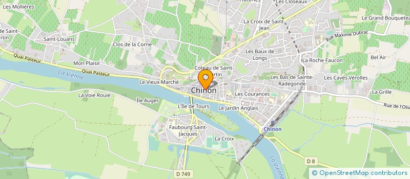 localisation de l'entreprise COLLECTIF CULTURE BAR-BARS ORLEANS/CENTRE  CHINON