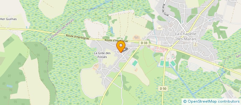 localisation de l'entreprise COLLECTIF D'ACHATS BIOLOGIQUES ALTERNATIFS ET SOLIDAIRES BRIERON à LA CHAPELLE-DES-MARAIS