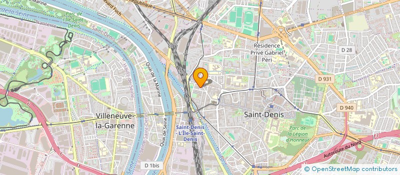 localisation de l'entreprise COLLECTIF D'AIDE ET DE SOUTIEN AUX PERSONNES ETRANGERES ET REFUGIEES (CASPER)  STAINS