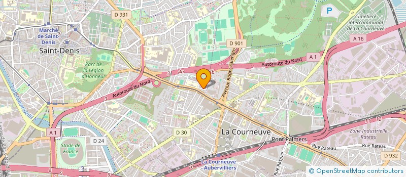 localisation de l'entreprise COLLECTIF D'ANIMATION DE L'HABITAT PARTICIPATIF à SAINT-DENIS