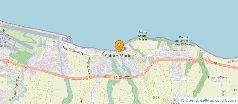 localisation de l'entreprise COLLECTIF D'ANIMATION DE SAINTE MARIE à SAINTE-MARIE