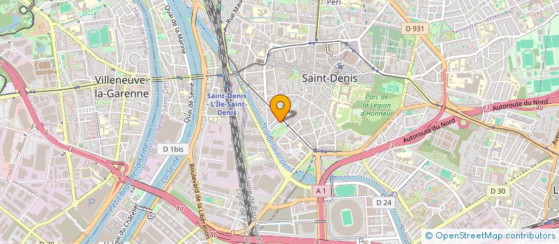 localisation de l'entreprise COLLECTIF D'ARTISTES CERAMISTES à SAINT-DENIS