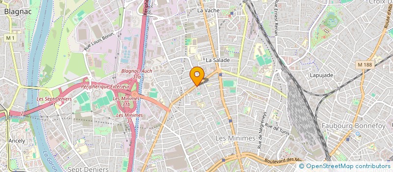 localisation de l'entreprise COLLECTIF D' ARTISTES JOYEUX (CAJ) à TOULOUSE
