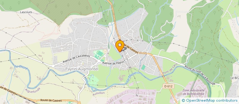 localisation de l'entreprise COLLECTIF D'ARTISTES MUCHA CARTEL  PAYRIN-AUGMONTEL