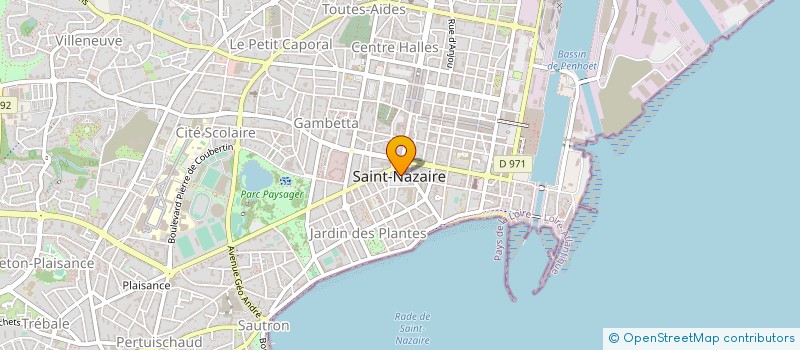 localisation de l'entreprise COLLECTIF D ASSOCIATIONS CELTIQUES à SAINT-NAZAIRE