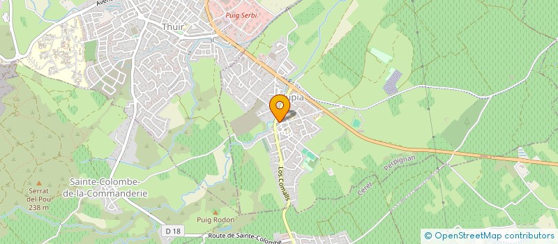 localisation de l'entreprise COLLECTIF D'EDUCATION ARTISTIQUE - CEART  LLUPIA