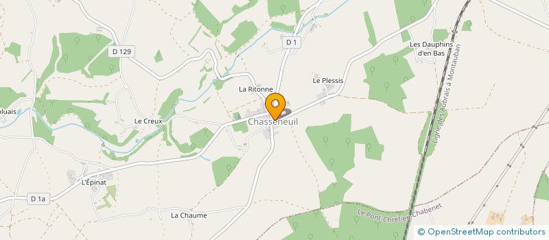 localisation de l'entreprise COLLECTIF D'HABITANTS DE CHASSENEUIL IMPLIQUES DANS LES QUESTIONS ENVIRONNEMENTALES à CHASSENEUIL