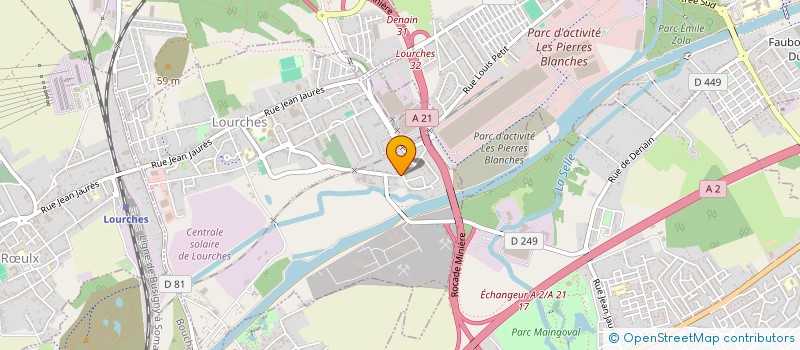 localisation de l'entreprise COLLECTIF D'HABITANTS POUR LE RENOUVEAU  LOURCHES