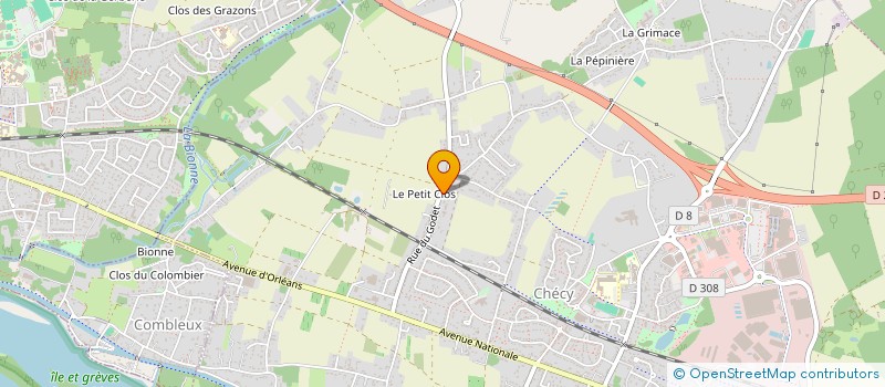 localisation de l'entreprise COLLECTIF D'XPRESSION  CHECY