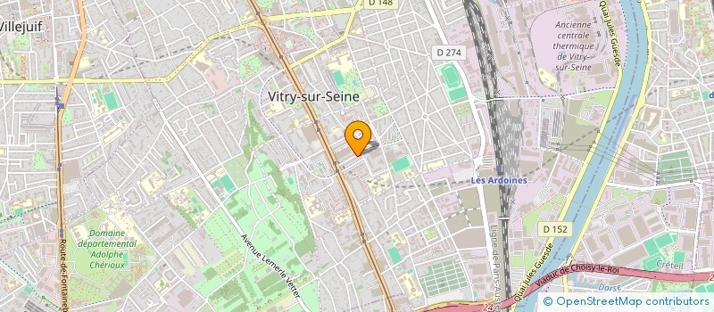 localisation de l'entreprise COLLECTIF DAL DES LOCATAIRES ALBERT THOMAS à VITRY-SUR-SEINE