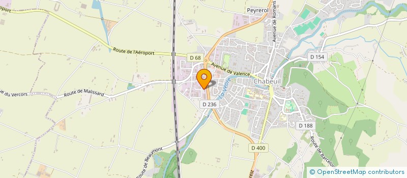 localisation de l'entreprise COLLECTIF DE BRASSEURS DROMOIS - CBD à CHABEUIL