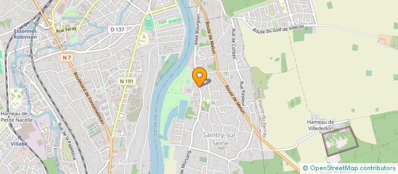 localisation de l'entreprise COLLECTIF DE CHOMEURS D'EVRY ET DE L'ESSONNE  SAINTRY-SUR-SEINE