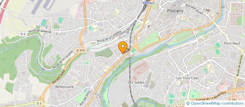 localisation de l'entreprise COLLECTIF DE DEFENSE INTER-ENTREPRISES DES SALARIES ENGAGES DES TRANSPORTS ROUTIERS DE VOYAGEURS  BEUVRAGES