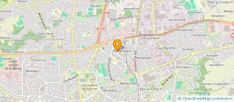 localisation de l'entreprise COLLECTIF DE FEMMES 29 à BREST
