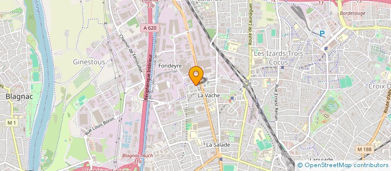 localisation de l'entreprise COLLECTIF DE L'HUILE SUR LE MONOCLE à TOULOUSE