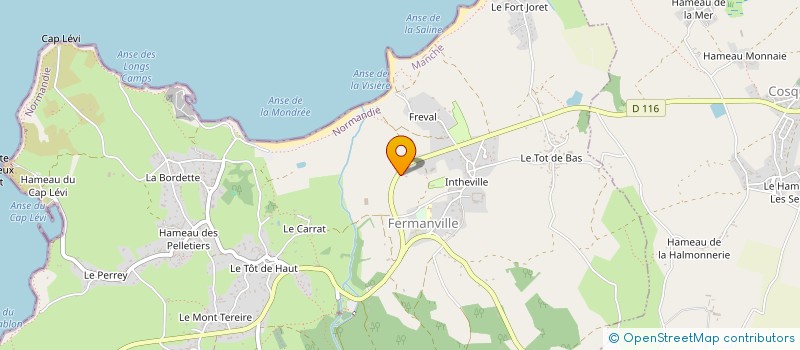 localisation de l'entreprise COLLECTIF DE LA BOURRASQUE  FERMANVILLE