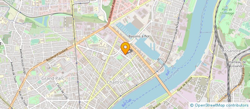 localisation de l'entreprise COLLECTIF DE RESSOURCES BORDEAUX NORD à BORDEAUX