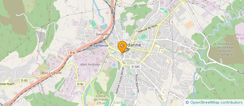 localisation de l'entreprise COLLECTIF DE SOLIDARITE AVEC LES ROMS DE GARDANNE ET REGIONS ENVIRONNANTES COLLECTIF ROMS DE GARDANNE à GARDANNE