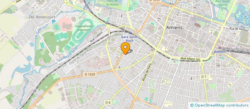 localisation de l'entreprise COLLECTIF DE TRAVERS  AMIENS