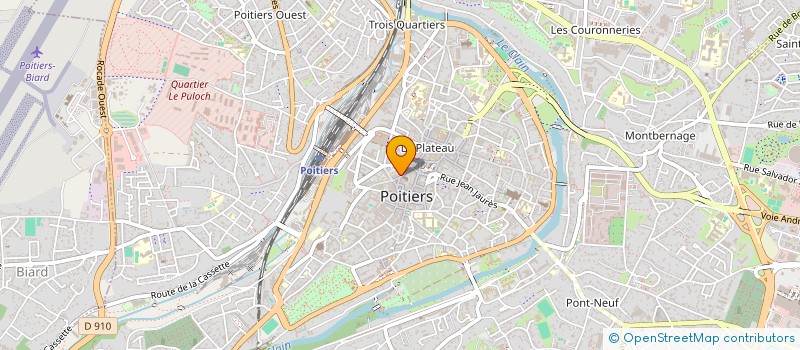 localisation de l'entreprise COLLECTIF DES ACTEURS POITEVINS POUR UN COMMERCE EQUITABLE à POITIERS