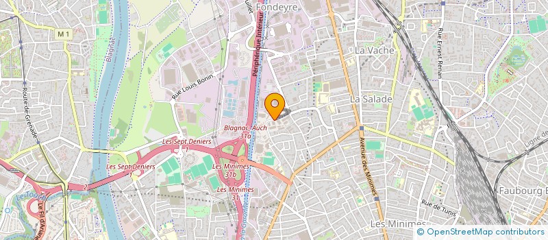 localisation de l'entreprise COLLECTIF DES ACTEURS POUR UNE ECONOMIE CONVIVIALE ET SOLIDAIRE à TOULOUSE