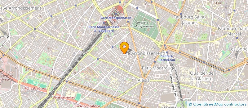 localisation de l'entreprise COLLECTIF DES AMIS DE L'ENFANCE DEFAVORISEE CAED  PARIS