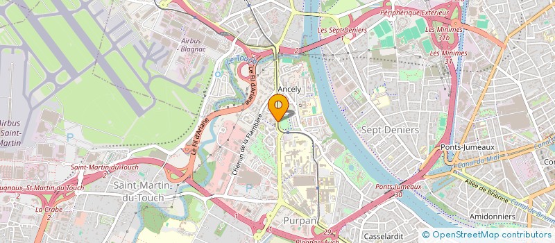 localisation de l'entreprise COLLECTIF DES ARENES ROMAINES  TOULOUSE