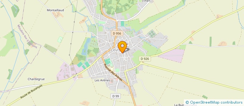 localisation de l'entreprise COLLECTIF DES ARTISANS BOUTIQU'ARTS à LEVROUX