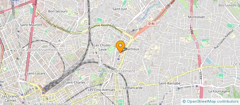 localisation de l'entreprise COLLECTIF DES ARTISTES LYRIQUES ET MUSICIENS POUR LA SOLIDARITE - LE CALMS à MARSEILLE