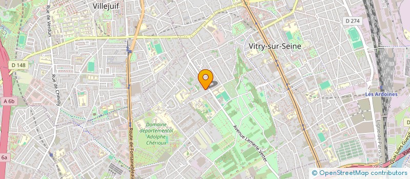 localisation de l'entreprise COLLECTIF DES ASSOCIATIONS DE LOCATAIRES INDEPENDANTES SEMISE DE VITRY SUR SEINE à VITRY-SUR-SEINE