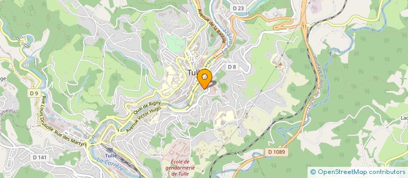 localisation de l'entreprise COLLECTIF DES AUTEURS ET AMIS DU LIVRE MAQUIS DE CORREZE à TULLE