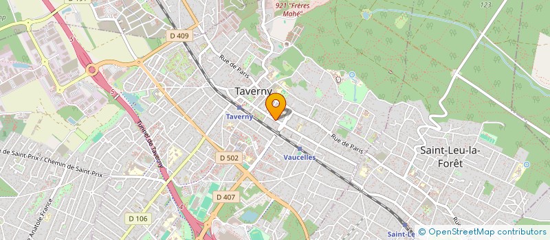 localisation de l'entreprise COLLECTIF DES BENEVOLES POUR LA SOLIDARITE DE FRANCE LES ELEPHANTOOS DE FRANCE à TAVERNY