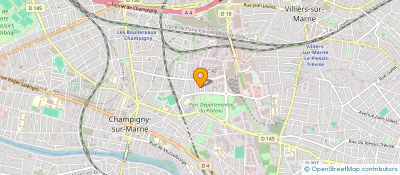localisation de l'entreprise COLLECTIF DES CHAMPIONNES ET CHAMPIONS FRANCAIS à CHAMPIGNY-SUR-MARNE