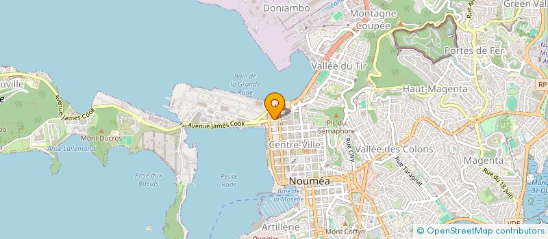 localisation de l'entreprise COLLECTIF DES ELEVEURS DE PORCS PLEIN AIR DE NOUVE  NOUMEA