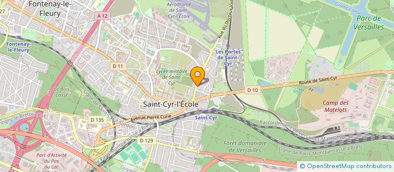 localisation de l'entreprise COLLECTIF DES ELUS BINATIONAUX DE FRANCE à SAINT-CYR-L'ECOLE