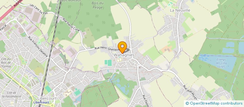localisation de l'entreprise COLLECTIF DES ENTREPRENEURS DE WAHAGNIES  WAHAGNIES
